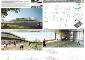毕业设计——现代图书馆建筑设计