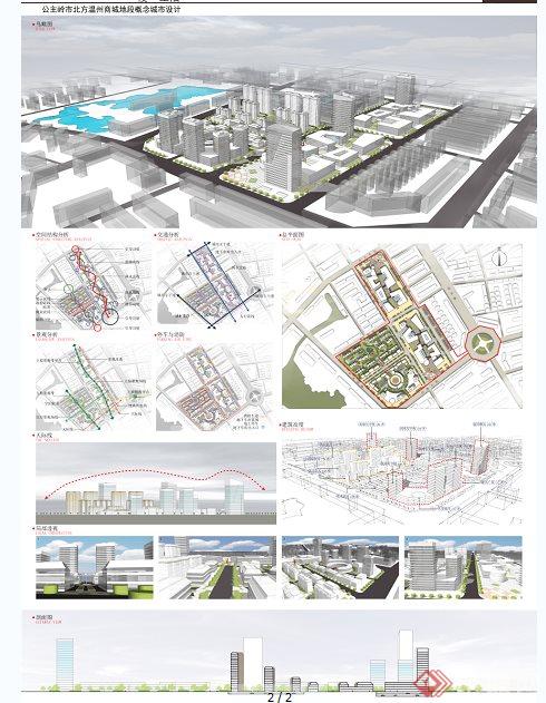 毕业设计——某城市城市设计概念方案(2)
