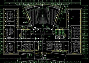 某现代风格学校综合楼建筑设计CAD施工图（全套）