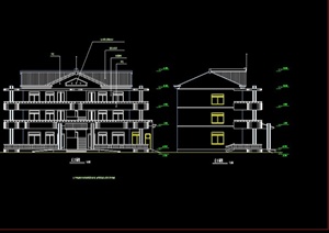 某细致欧式风格幼儿园建筑设计CAD施工图（全套）