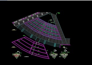 现代风格广场旱水装置设计CAD施工图