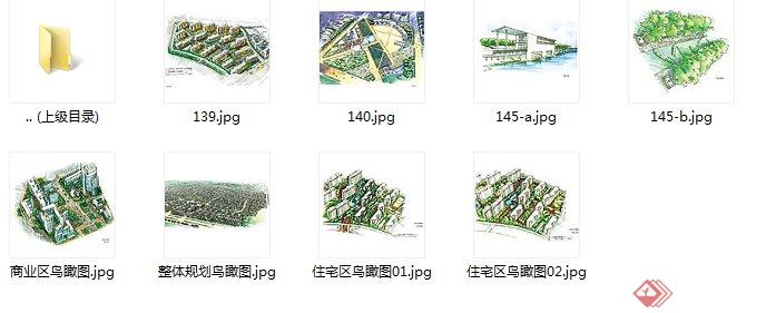 住宅区规划手绘图(5)