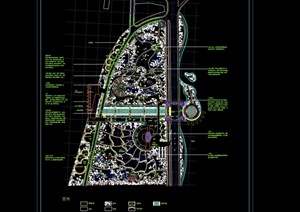 厦门海洋公园规划详细设计cad方案