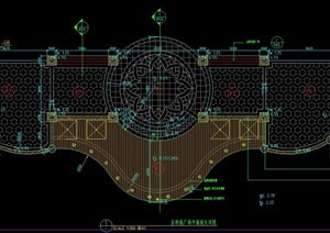 某现代风格会所广场景观设计CAD方案