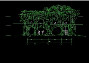 某童趣园树林房子详详细设计cad方案图