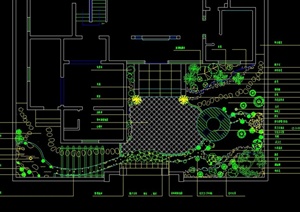 某现代风格庭院花园景观规划设计CAD方案