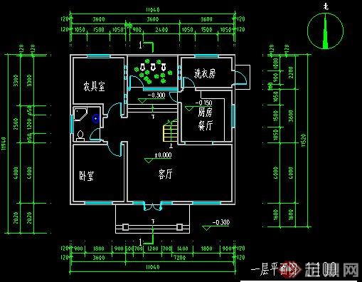 现代二层民居别墅建筑方案(4)