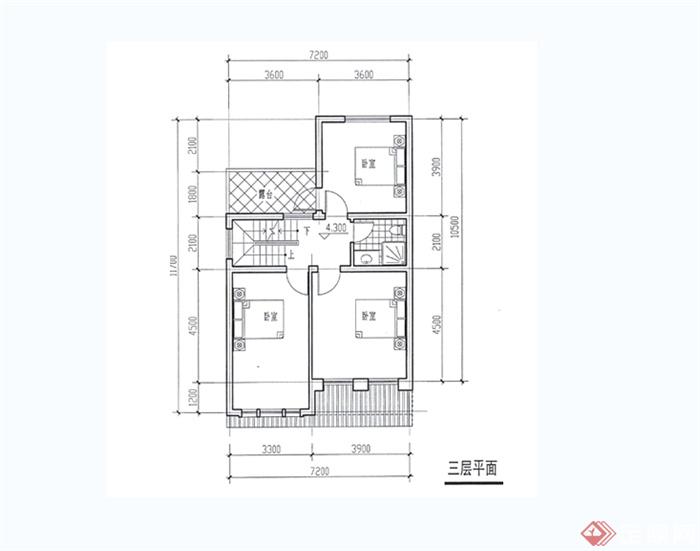 某欧式风格别墅建筑设计jpg方案(3)