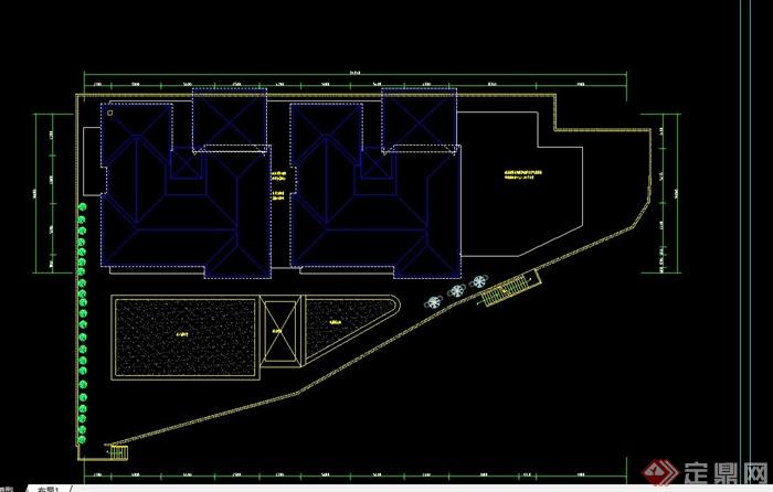 某简约欧式风格住宅室内装饰设计CAD施工图(2)