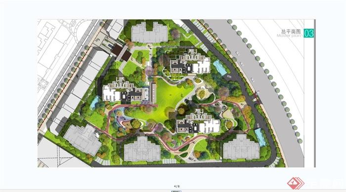 某现代风格居住小区景观规划设计PDF方案含JPG图片(11)