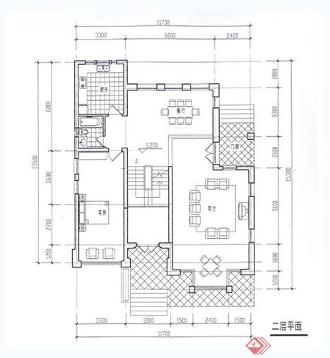 四层住宅别墅建筑方案图(3)