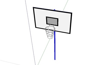 现代风格篮球架设计SU(草图大师)模型