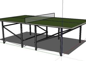 乒乓球桌SU(草图大师)模型