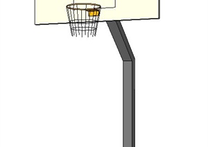 篮球架单体SU(草图大师)模型