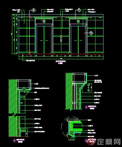 多套电梯间室内设计施工图(2)