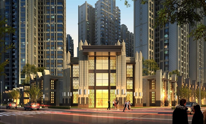 成都高新区中建丰收地块锦城项目建筑规划设计方案(1)