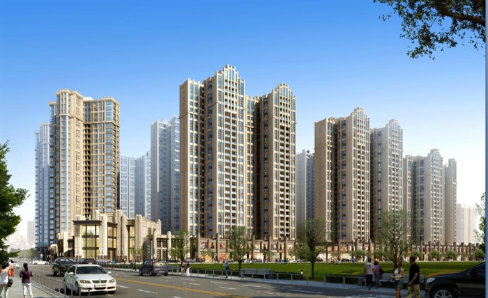 成都高新区中建丰收地块锦城项目建筑规划设计方案(3)