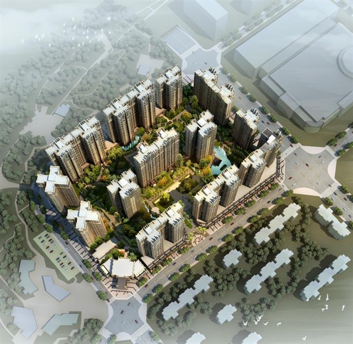 成都高新区中建丰收地块锦城项目建筑规划设计方案(4)