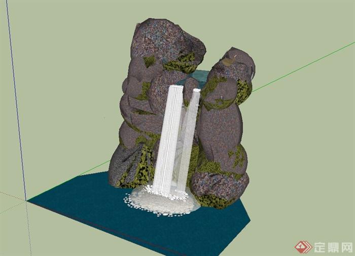 179个园林景观石头假山景观石置石单体模型(2)