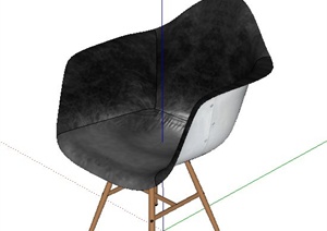 简约风座椅设计Su模型