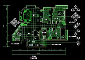 现代简约风格3室一厅室内设计方案