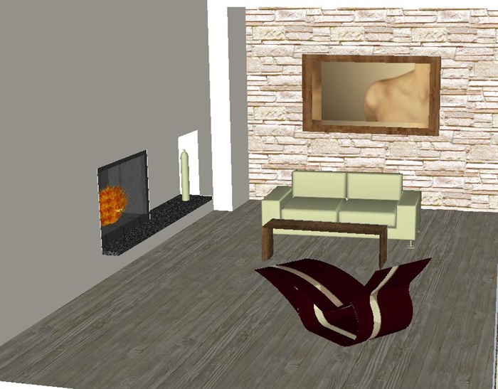 现代室内家具库ＳＵ模型(3)