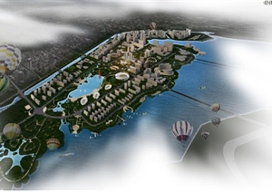 山东潍坊市滨海中央商务区景观规划设计方案高清pdf文本