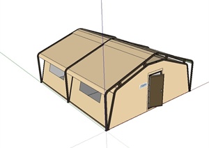 帐篷设计SU(草图大师)模型