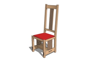 现代风格详细的椅凳设计SU(草图大师)模型