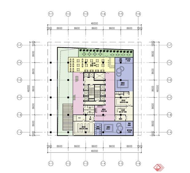 现代高层置业办公大楼建筑方案文本(5)