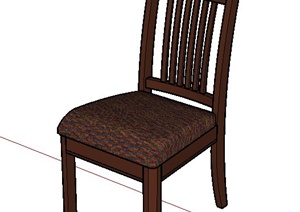 现代单人座椅素材SU(草图大师)模型
