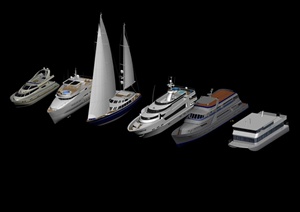 客船详细设计3d模型