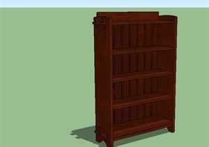 现代风格室内木柜子设计SU(草图大师)模型