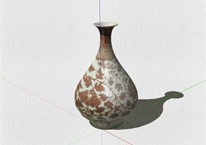 花瓶装饰品设计SU(草图大师)模型