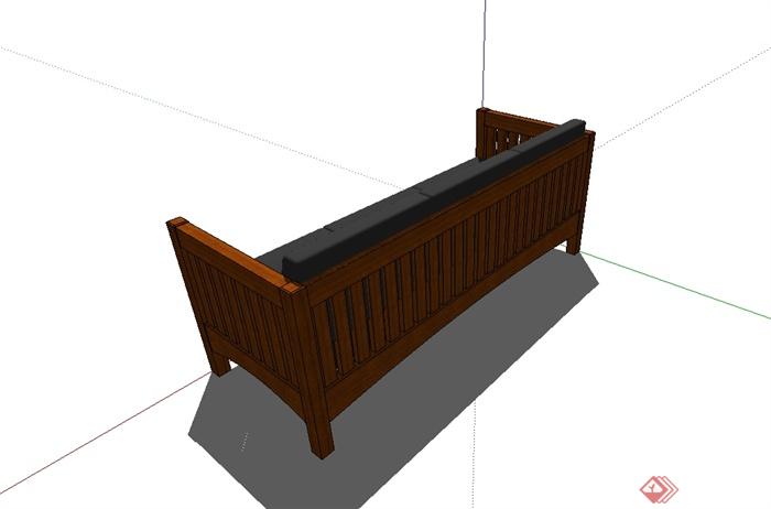 现代中式风格详细沙发椅设计su模型(3)