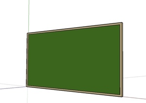 某室内黑板设计SU(草图大师)模型