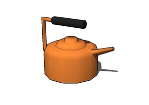 茶壶装饰品设计SU(草图大师)模型