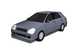 一辆独特汽车设计SU(草图大师)模型