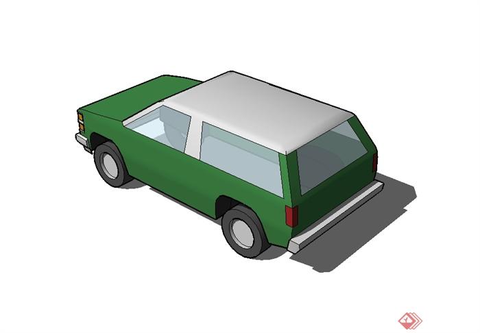简单不完整的汽车设计su模型(3)
