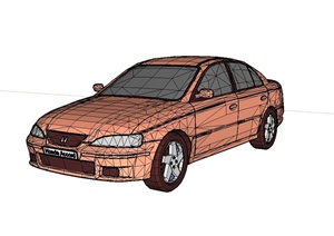 本田轿车设计SU(草图大师)模型
