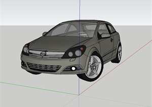 某完整详细的汽车设计SU(草图大师)模型