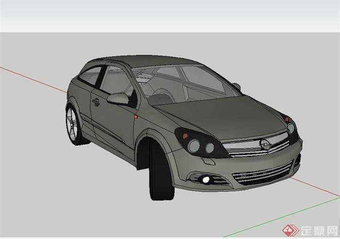 某完整详细的汽车设计su模型(2)
