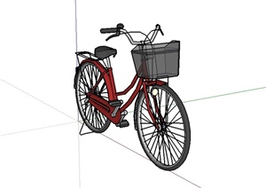 某自行车详细设计SU(草图大师)模型