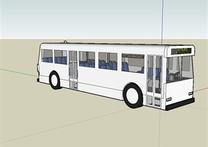 公交汽车详细设计SU(草图大师)模型