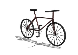 自行车单车设计SU(草图大师)模型
