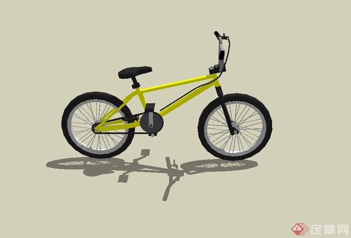 山地自行车设计su模型(2)