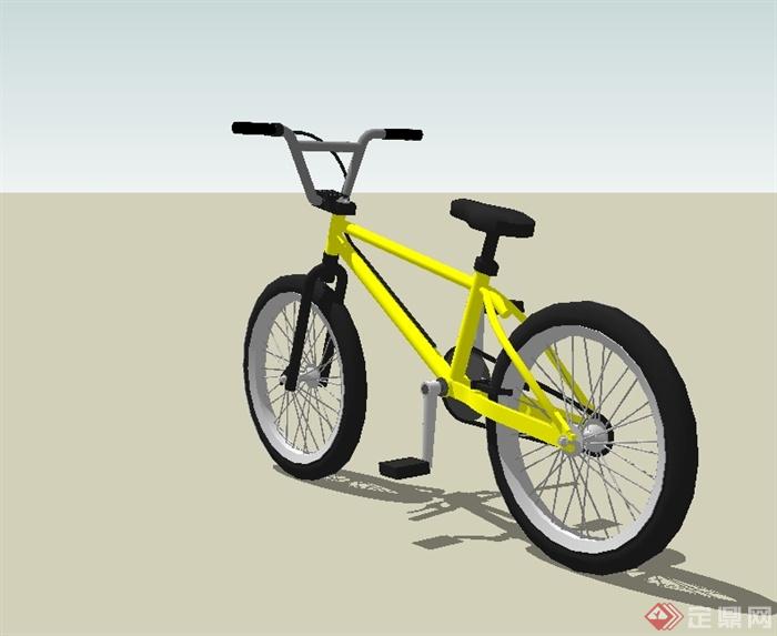 山地自行车设计su模型(3)