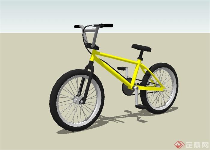山地自行车设计su模型(1)