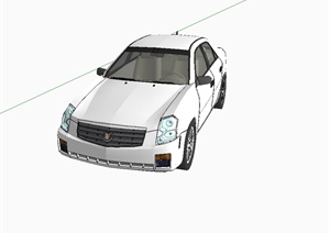 卡迪拉克汽车设计SU(草图大师)模型