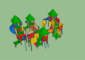 幼儿园娱乐设施设计SU(草图大师)模型